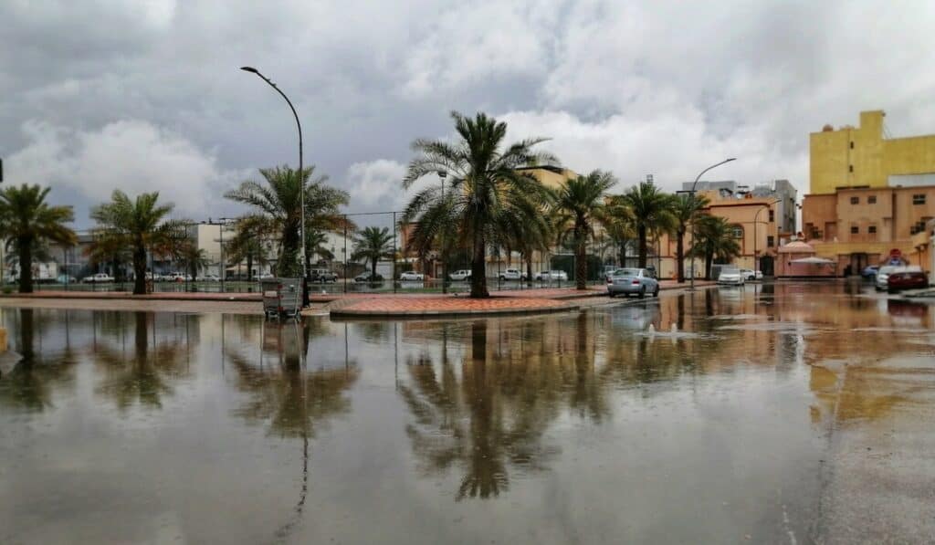 Noodweer in Dubai